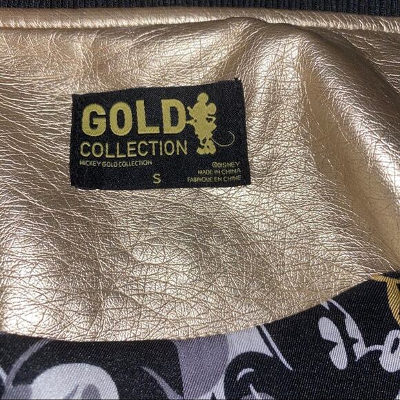 Disney Mickey Gold Collection small Bomber Jacket - Picture 6 of 8